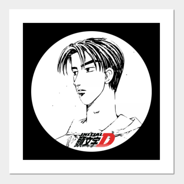 Takumi Fujiwara Initial D Posters And Art Prints